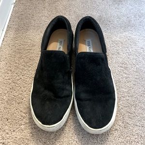 Steve Madden Gills Sneaker Black Suede